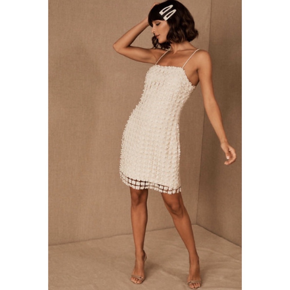 BHLDN Elliatt Rosay Pearl Mini Dress